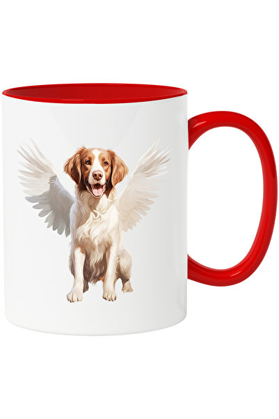 StoryGift Romania Cana Cu Un Caine Jucaus Cu Aripi Albe | Ilustratie | Asteap...