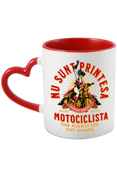 StoryGift Romania Cana Cu Femeie Haiosa Atragatoare Pe Motocicleta Mesaj Haio...