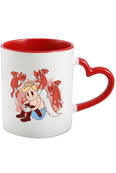 StoryGift Romania Cana Cu Ilustratie, Fallout, Demoni, Inger, Flacari, Manusi...