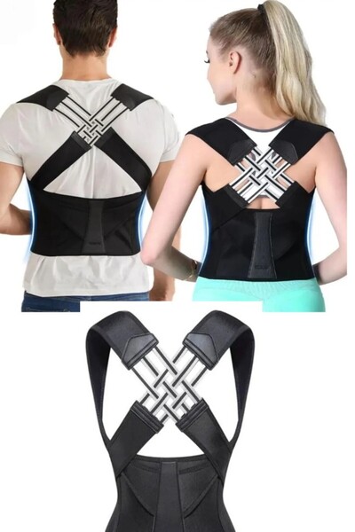 Bunyon Skolyoz Ayarlanır Dik Duruş Sırt-bel Korsesi Kadın-erkek Kamburluk Önleyici Dik Duruş Sporcu Korsesi