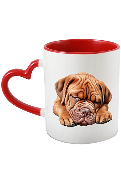 StoryGift Romania Cana Cu Un Catel Care Doarme | Ilustratie | Maro | In Lumea...