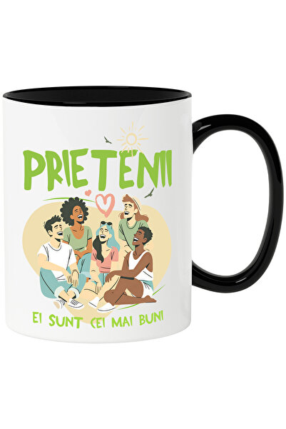 StoryGift Romania Cana Cu Gasca De Prieteni Fericiti Razand Text Pretenii Sun...