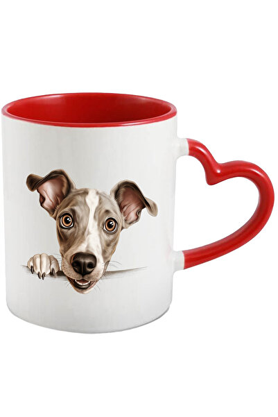 StoryGift Romania Cana Cu Un Caine Uimit | Ilustratie | Se Uita Surprins | Pe...