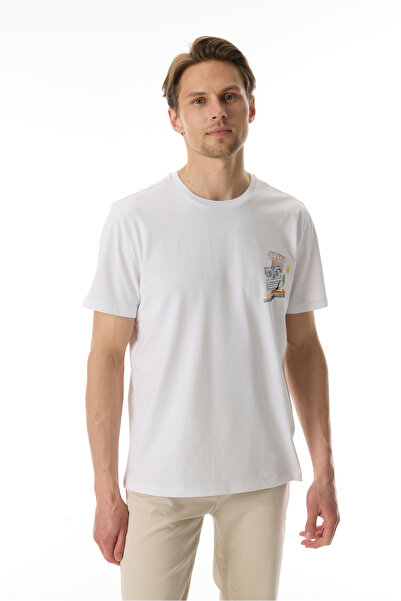 Mudo Mythological Printed Crew Neck T-Shirt