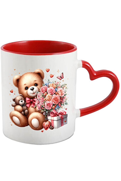 StoryGift Romania Cana cu 2 ursuleti de plus | ilustratie | buchet cu trandaf...