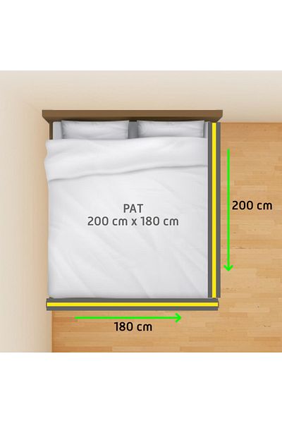 Chock chick Premium Package: 2 Bed Side Protectors, Xxl Size 180x200 Cm Connector Set