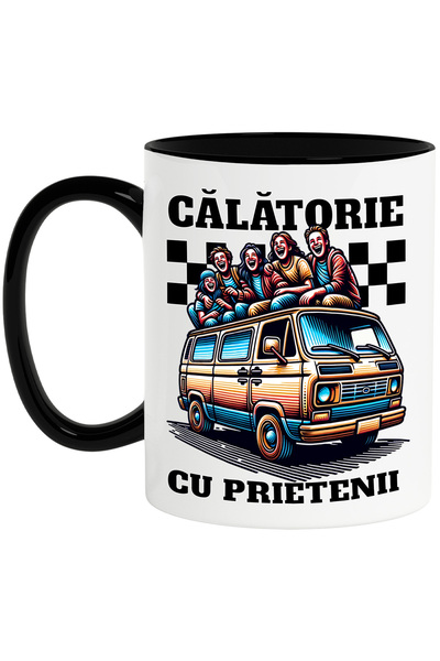 StoryGift Romania Cana Calatorie Cu Prietenii, Aventura, Camping , 330ml, Cer...