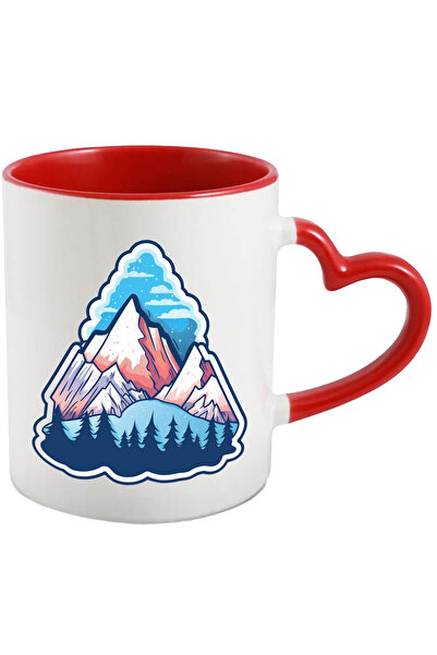 StoryGift Romania Cana Cu Peisaj Montan, Ninsoare, Munti, Padure, Alpinism,Ce...