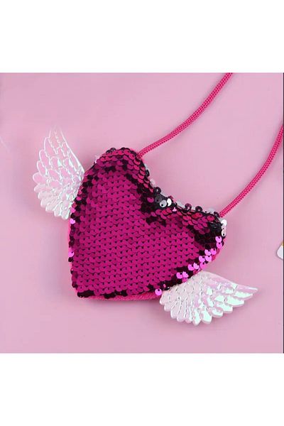 Miki & Miki Girl's Bag with Heart _ White
