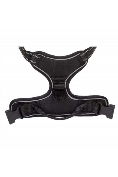PUFO ham reglabil pentru câini de talie mare, negru, XL