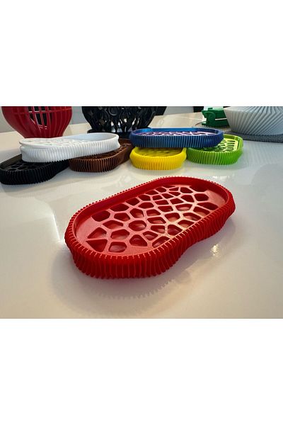 OEM 3D soap dish, Wave model