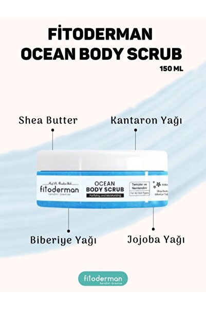 Fitoderman Ocean Body Scrub Besleyici Arındırıcı Nemlendirici Vücut Peelingi