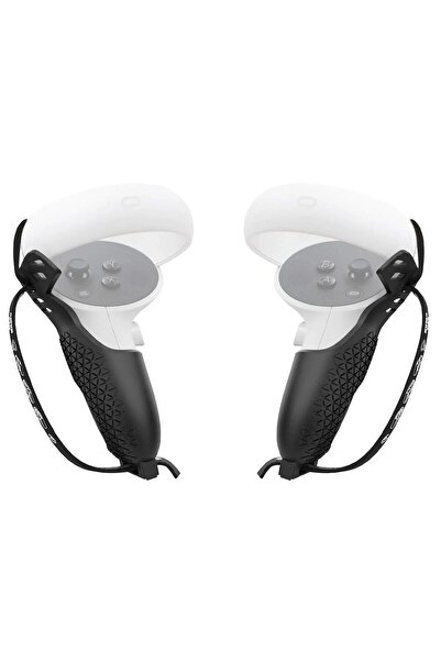 AMVR Set de 2 huse pentru controlerul Quest 2 Amvr, TPU, negru