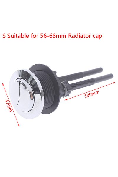 Choice S 1pc Dual Flush Toilet Tank Button Round Shape Toilet Push Dual Flush Buttons Bathroom Accessories.