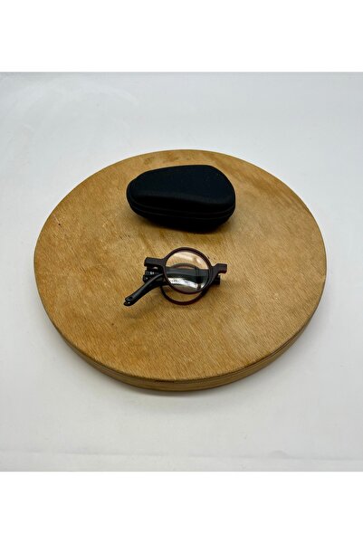 UBK Eyewear Yuvarlak Katllanabilir Kemik Çerçeve, Özel Kutulu, Sadece Çerçeve