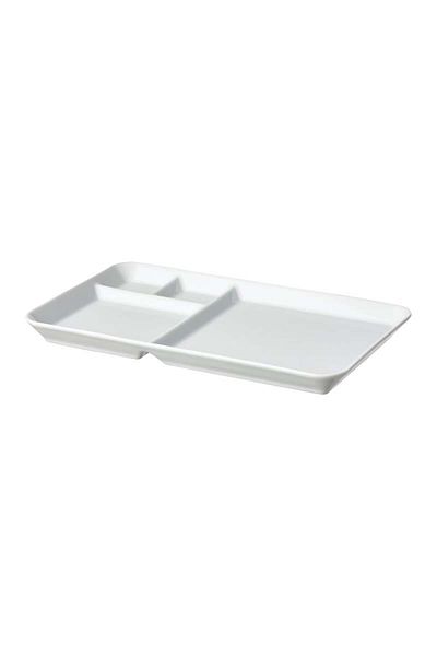 IKEA 365+Compartment Plate White 31X19 cm