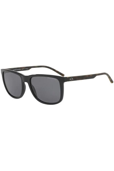 Armani Exchange Ochelari de soare pentru bărbați Ax4070s 815881, negri, aviator, 58 mm