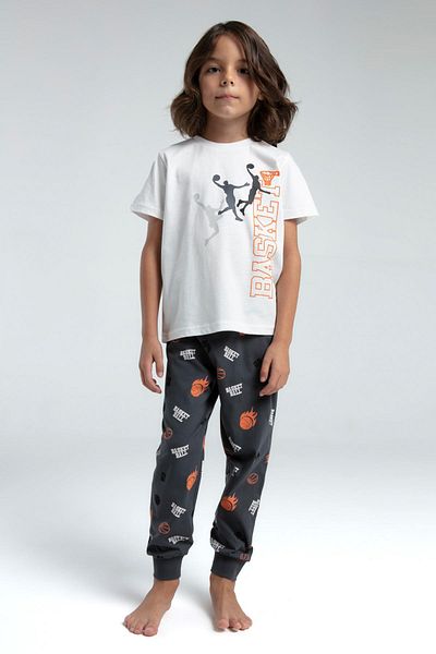 Rolypoly Costum de pijama cu mânecă scurtă pentru băiat Roly Poly Garson