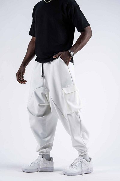 SUPERBLUE Unisex Cargo Pocket Shalwar Sweatpants