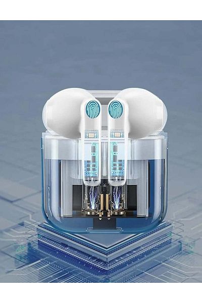 MAS CARNEY Căști wireless cu carcasă de încărcare M2, plastic, alb