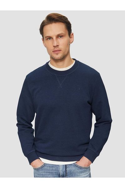 s.Oliver Men's Simple Blouse Made Of Cotton And Viscose Blend, Regular Fit, Dark Navy, Xl