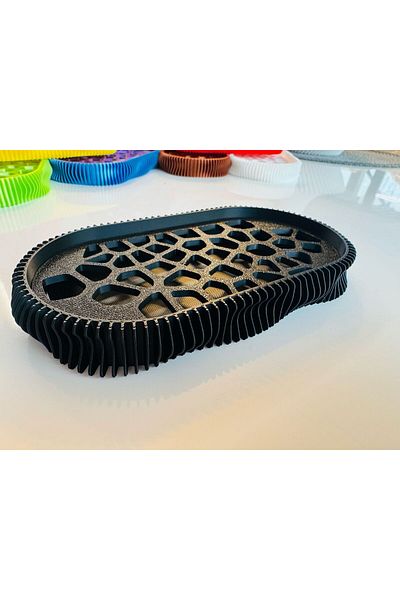 OEM 3D soap dish, Wave model
