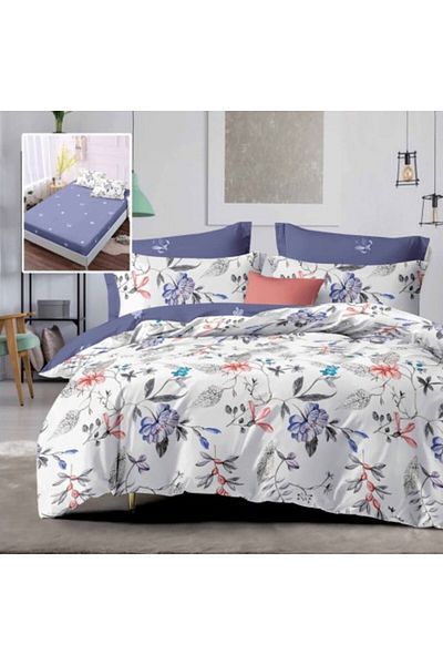 Pucioasa Double Bedding Set - Multicolor - Cotton–Polyester