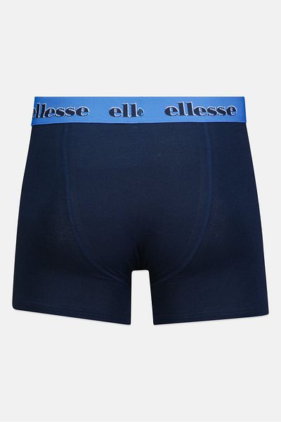 Ellesse Men 3 Pcs Brand Logo Pull On Trunk, Navy/grey/blue