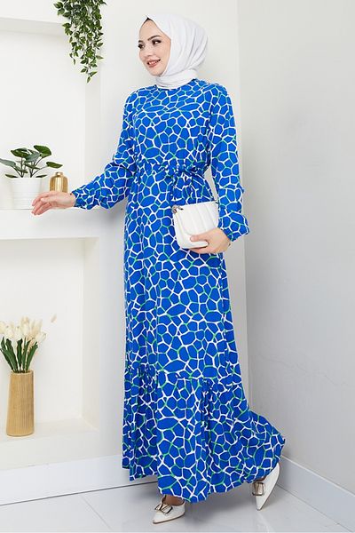 Bestenur Φόρεμα Lessa Woven Viscose 1475 - Indigo