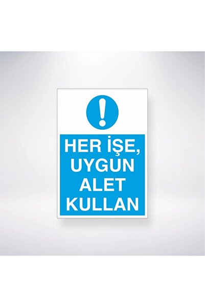 Reysa Tasarım Use Every Job, Suitable Tool Sticker 20X28 cm