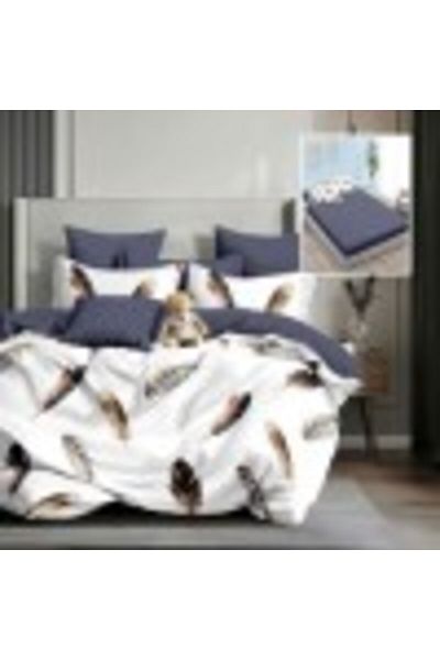 Pucioasa Double Bedding Set - Brown - Cotton–Polyester