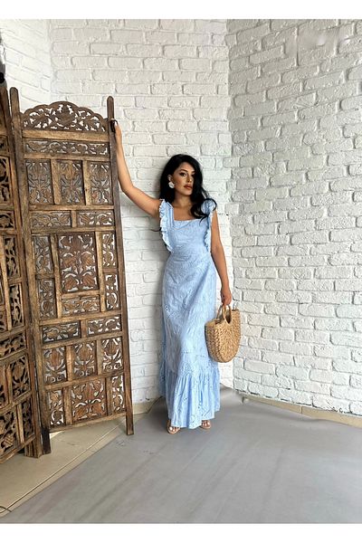 moneta boutique Rochie de damă, cu șireturi cu fundă, decupată la spate, cu volane