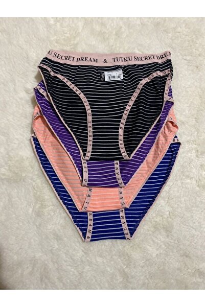 İltena سراويل داخلية نسائية 4 قطع متعددة الألوان