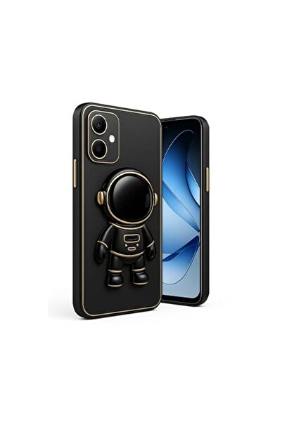 SKYDDAR INNOVATION Husă pentru Oppo Reno13 F, suport Astronaut, neagră