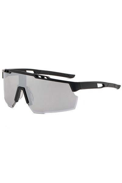 SKYDDAR INNOVATION Cycling and Outdoor Sports Glasses, with PC Frame and Lenses, Unisex - Black Grey