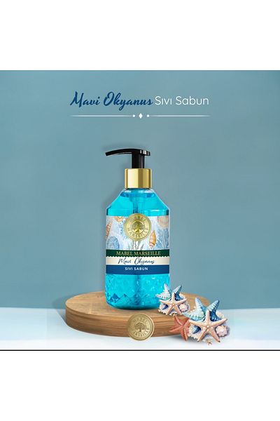 MATMEL Mabel Marseille Blue Ocean Liquid Hand Soap 500 ml