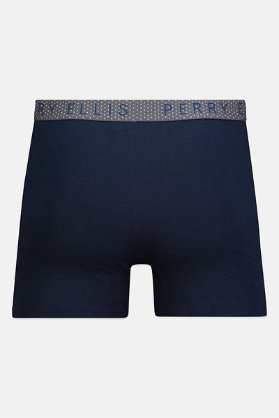 Perry Ellis Men 3 Pack Brand Logo Boxer Briefs, Multicolor