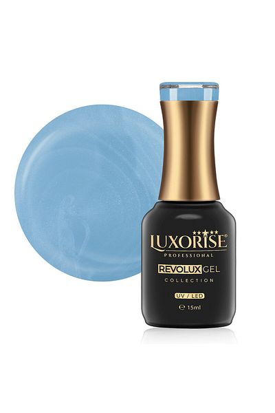 LUXORISE Oja semipermanentă Revolux, Placid Blue 15ml