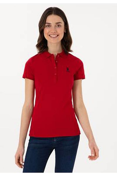 U.S. Polo Assn. U.S. Polo Assn. Gtp-Iy025 Red Women's T-Shirt 2075027