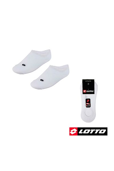 Lotto Set of 2 Pairs of Women's Socks, insole type, white, 36-42, Lotto