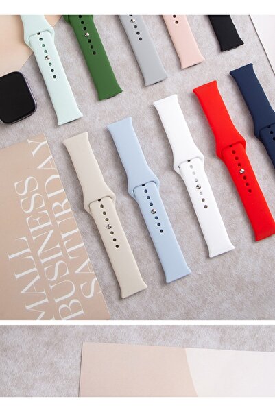 redmud teknoloji Huawei Watch Fit 4 Pro / Fit 4 / Fit 3 Ile Uyumlu Soft Spor Klasik Terletmeyen Silikon Kayış Kordon