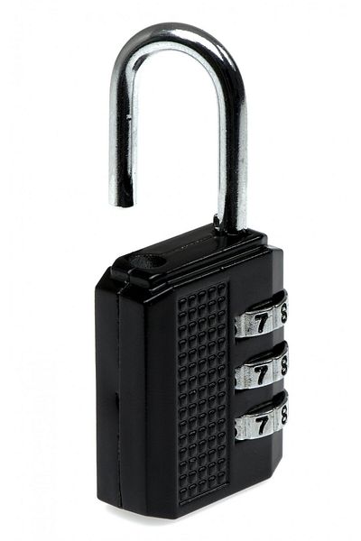 CRACOS Luggage Combination Lock, ®, Black, 5x2.5 Cm, ​​Ideal for Securing Checked Luggage
