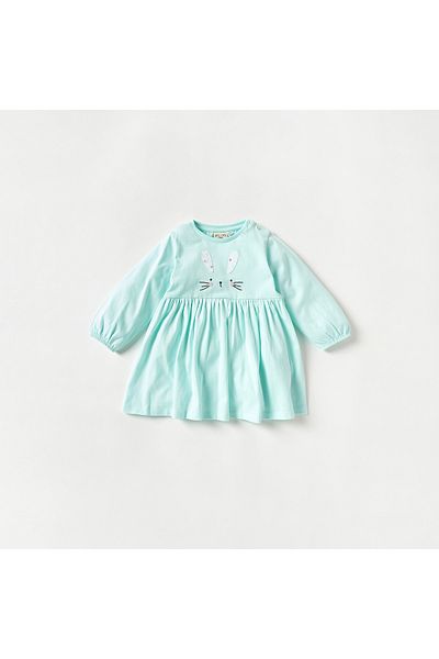 Juniors Printed A-Line Dress - Set Of 2