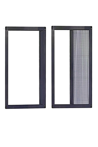 shop Sürgülü Plise Pencere Sineklik, Antrasit, 70*130 Cm., Istenilen Ölçüde