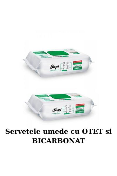 Sleepy PACHET - 2X Servetele Umede Multisuprafete Sleepy Easy Clean White Soap 100 buc,200buc