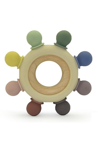 Empria Baby teething toy, sensory, baby gum ring, silicone, Various models