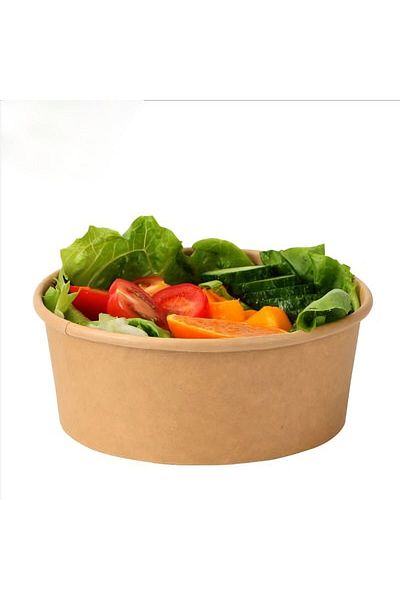 Generic 1500ml Microwaveable Kraft Paper Boxes with Lid