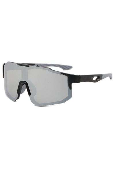 SKYDDAR INNOVATION Cycling And Outdoor Sports Glasses, With Uv Protection, Pc Frame, Unisex 9337 - Black Silver