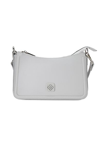 BATA Textured Sling Bag Grey