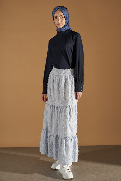 Setrms Dokulu Kumaş Etek